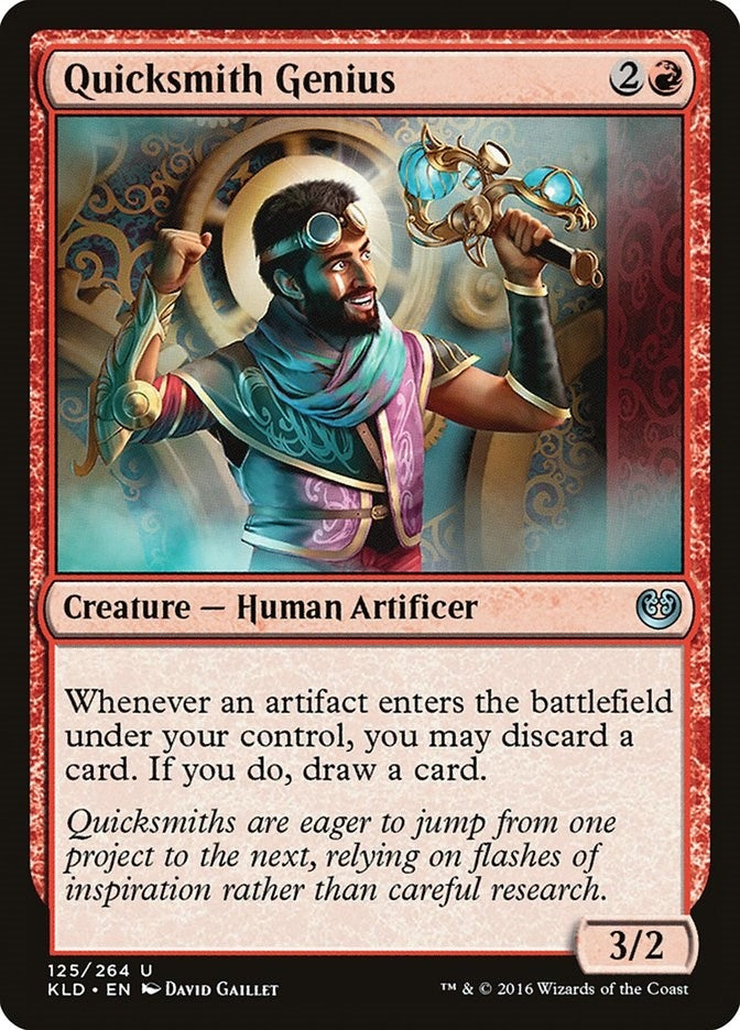 Image for Quicksmith Genius (Kaladesh) (125) - Magic: The Gathering