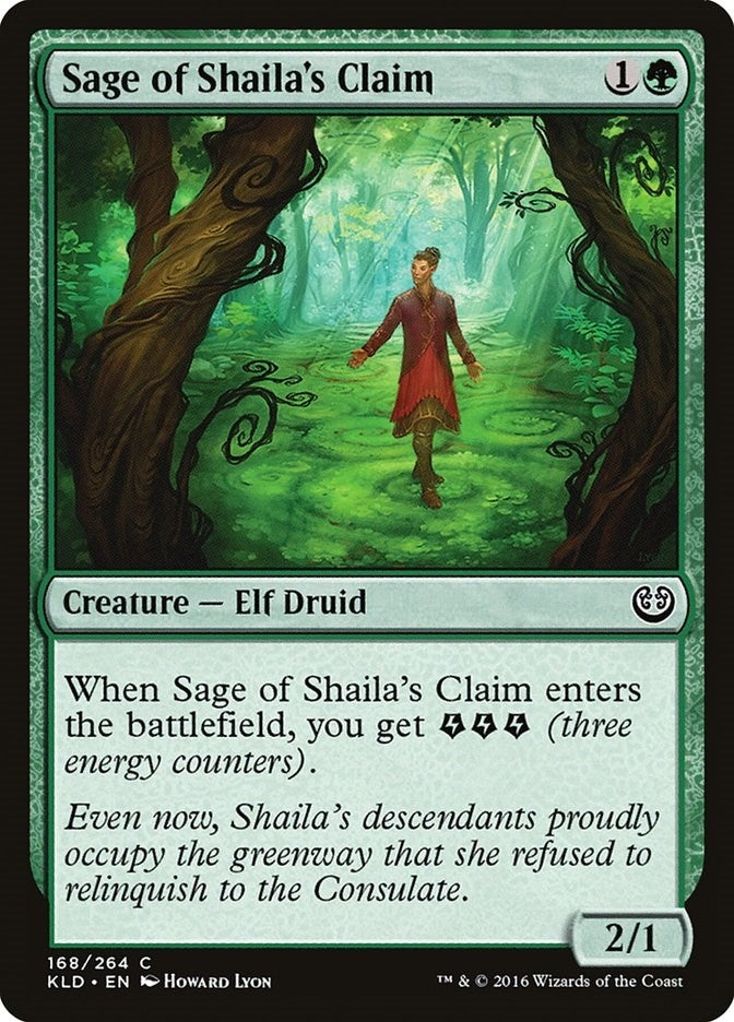 Image for Sage of Shaila's Claim (Kaladesh) (168) - Magic: The Gathering