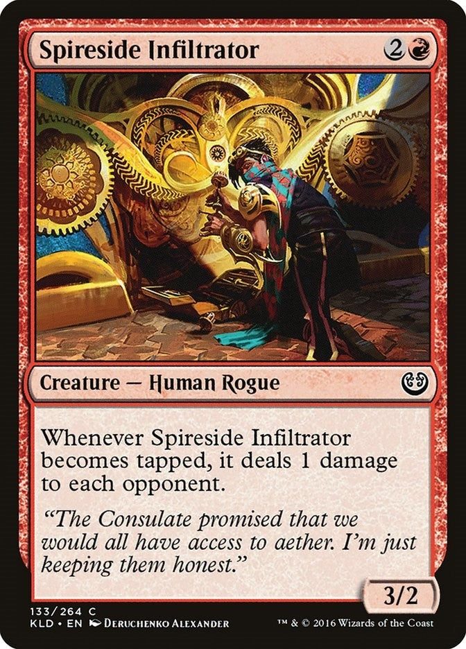 Image for Spireside Infiltrator (Kaladesh) (133) - Magic: The Gathering