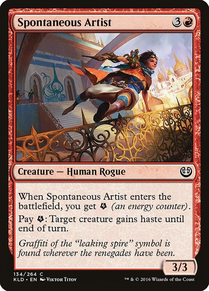 Image for Spontaneous Artist (Kaladesh) (134) - Magic: The Gathering