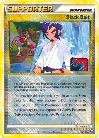 Image for Black Belt - 85/102 (League Promo) (League & Championship Cards) (085/102) - Pokemon