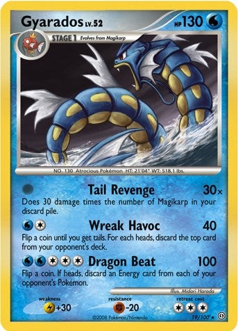 Image for Gyarados - 19/100 (DP Stormfront) (Deck Exclusives) (019/100) - Pokemon