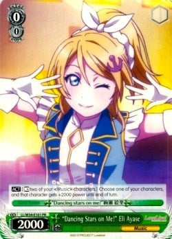 Image for "Dancing Stars on Me!" Eli Ayase (Love Live! Vol. 2) (LL/W34-E101 PR) - Weiss Schwarz