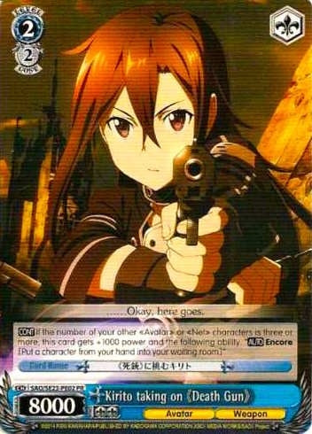 Image for Kirito Taking on Death Gun (Sword Art Online II) (SAO/SE23-PE02 PR) - Weiss Schwarz