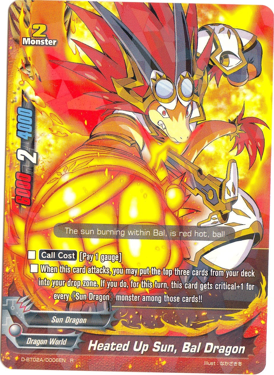 Image for Heated Up Sun, Bal Dragon (Four Dimensions) (D-BT02A/0006EN) - Future Card BuddyFight