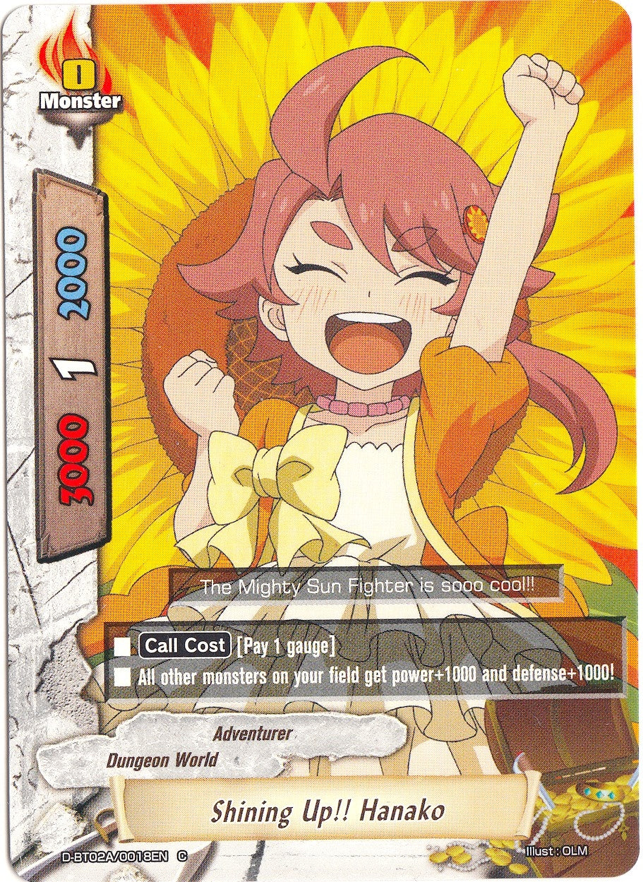 Image for Shining Up!! Hanako (Four Dimensions) (D-BT02A/0018EN) - Future Card BuddyFight
