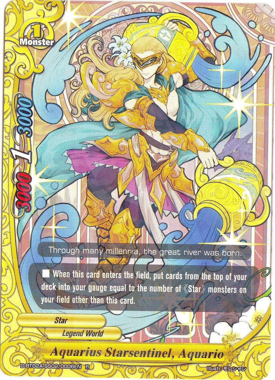 Image for Aquarius Starsentinel, Aquario (Four Dimensions) (D-BT02A-SS02/0006EN) - Future Card BuddyFight