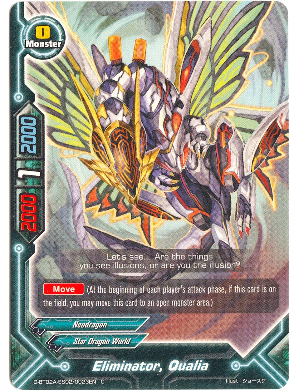 Image for Eliminator, Qualia (Four Dimensions) (D-BT02A-SS02/0023EN) - Future Card BuddyFight