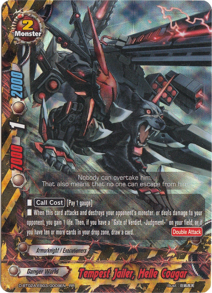 Image for Tempest Jailer, Helle Cougar (Four Dimensions) (D-BT02A-EB03/0009EN) - Future Card BuddyFight