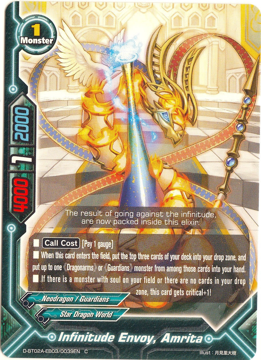 Image for Infinitude Envoy, Amrita (Four Dimensions) (D-BT02A-EB03/0039EN) - Future Card BuddyFight