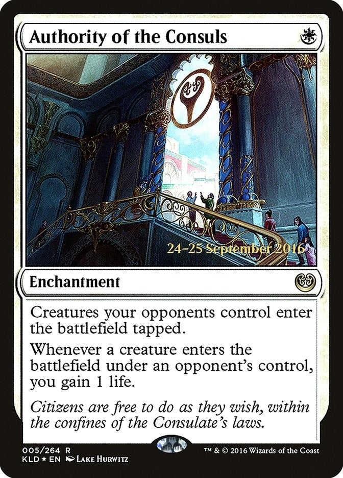 Image for Authority of the Consuls (KLD) (Prerelease Cards) (5) - Magic: The Gathering