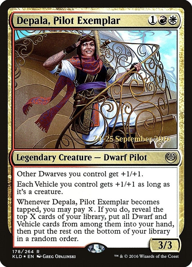 Image for Depala, Pilot Exemplar (Prerelease Cards) (178) - Magic: The Gathering