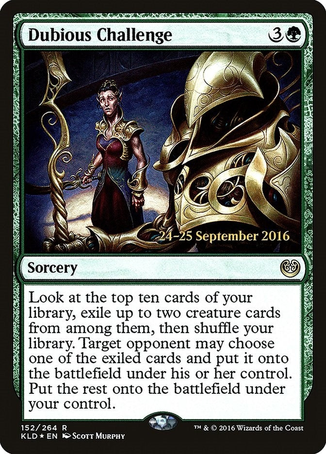 Image for Dubious Challenge (Prerelease Cards) (152) - Magic: The Gathering
