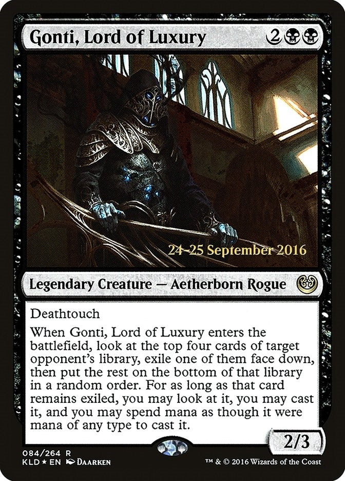 Image for Gonti, Lord of Luxury (Prerelease Cards) (84) - Magic: The Gathering