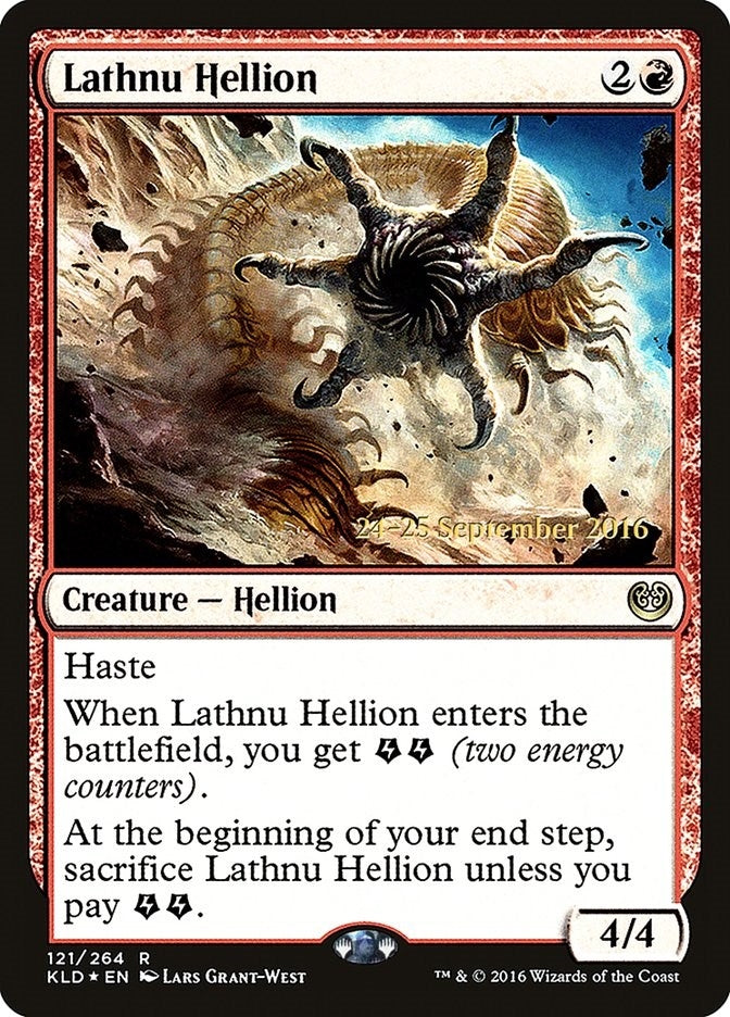 Image for Lathnu Hellion (Prerelease Cards) (121) - Magic: The Gathering