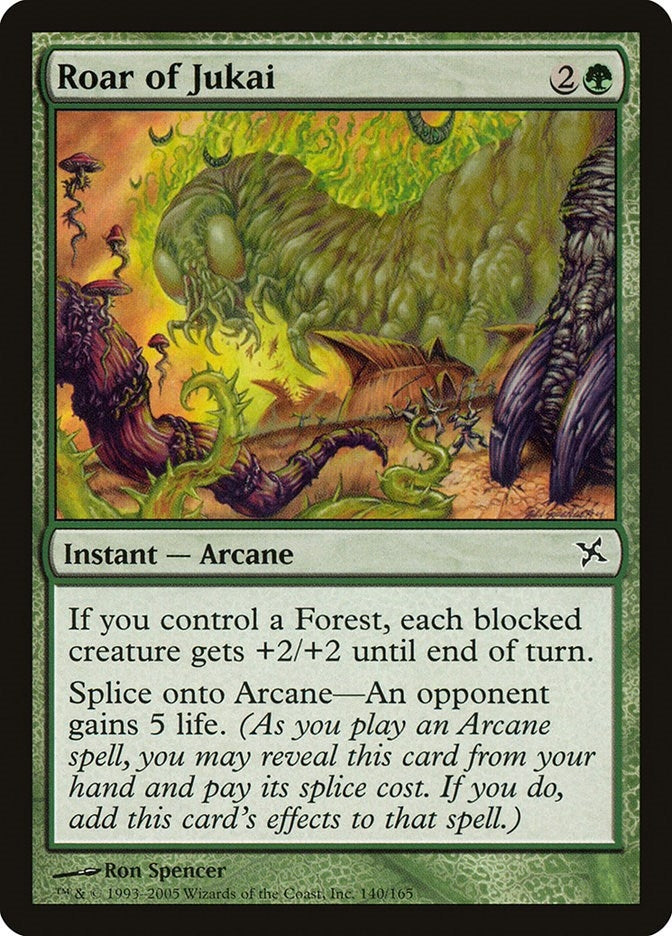Image for Roar of Jukai (Betrayers of Kamigawa) (140) - Magic: The Gathering
