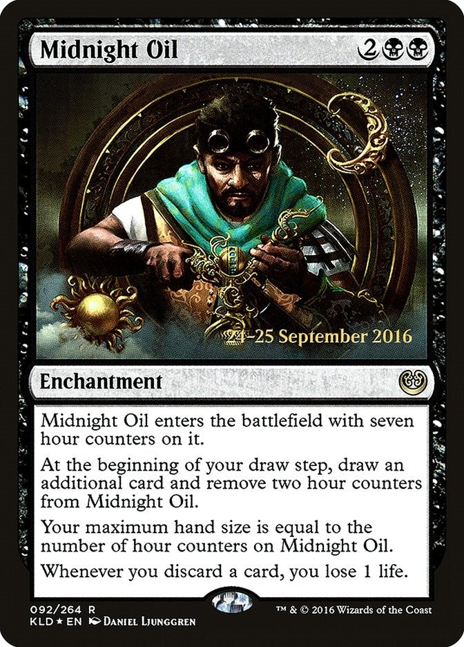 Image for Midnight Oil (Prerelease Cards) (92) - Magic: The Gathering
