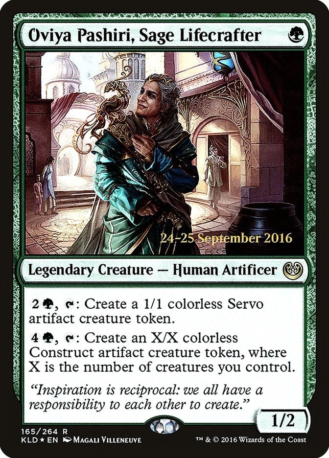 Image for Oviya Pashiri, Sage Lifecrafter (Prerelease Cards) (165) - Magic: The Gathering