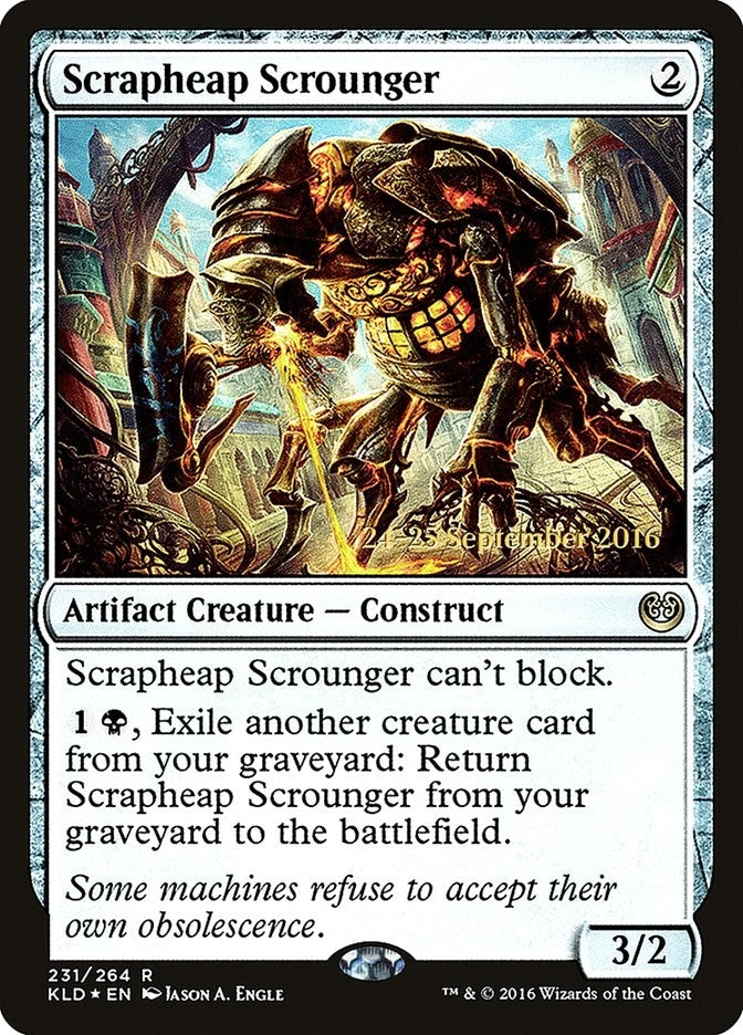 Image for Scrapheap Scrounger (Prerelease Cards) (231) - Magic: The Gathering