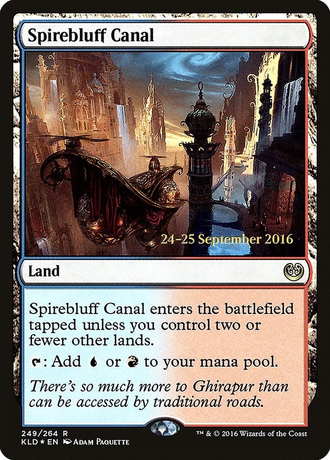 Image for Spirebluff Canal (KLD) (Prerelease Cards) (249) - Magic: The Gathering