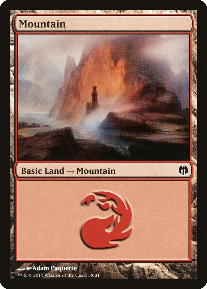 Image for Mountain (38) (Duel Decks: Heroes vs. Monsters) (38) - Magic: The Gathering