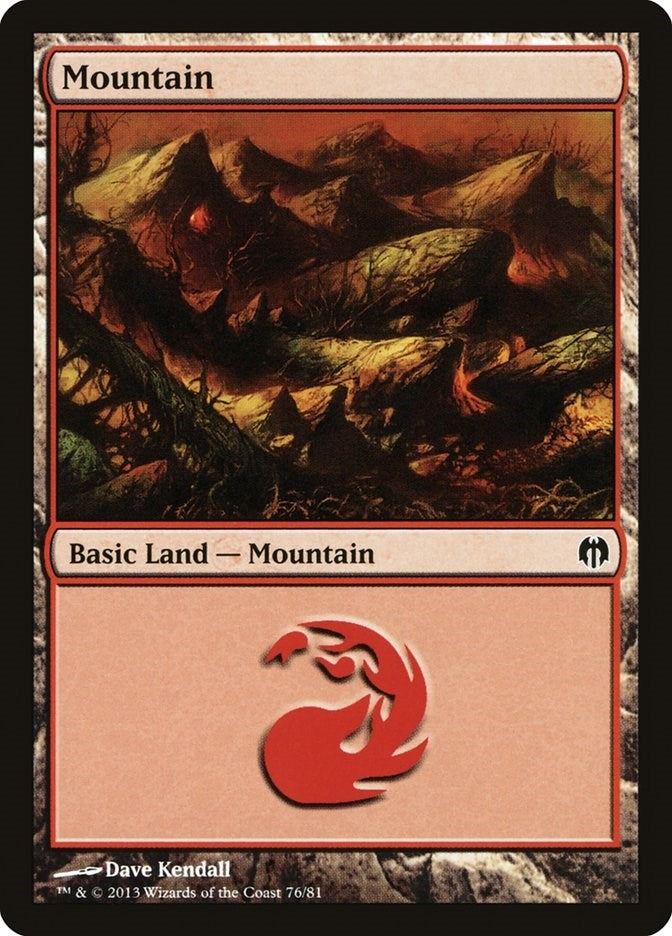 Image for Mountain (76) (Duel Decks: Heroes vs. Monsters) (76) - Magic: The Gathering