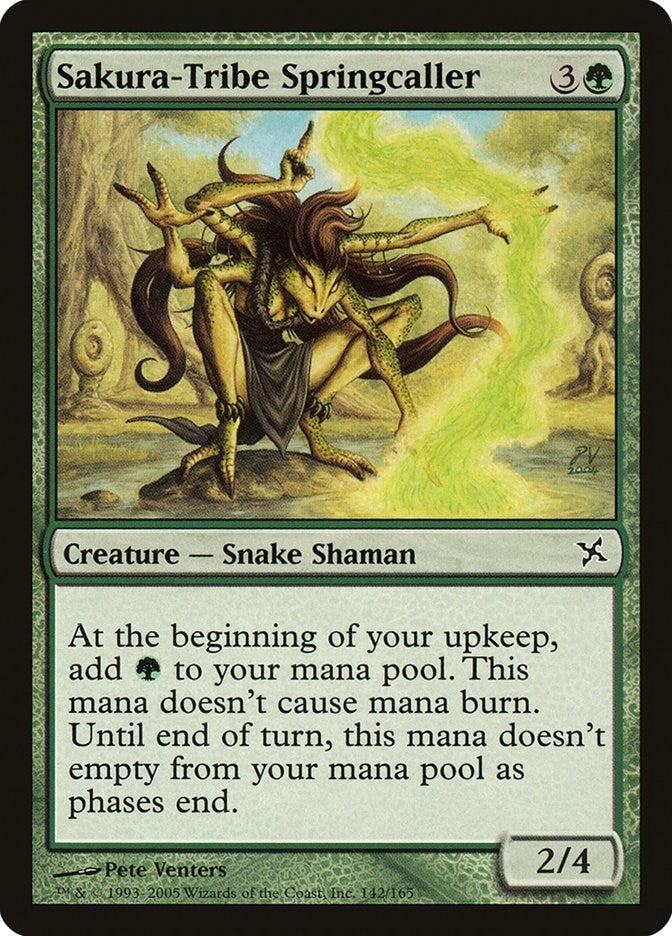 Image for Sakura-Tribe Springcaller (Betrayers of Kamigawa) (142) - Magic: The Gathering