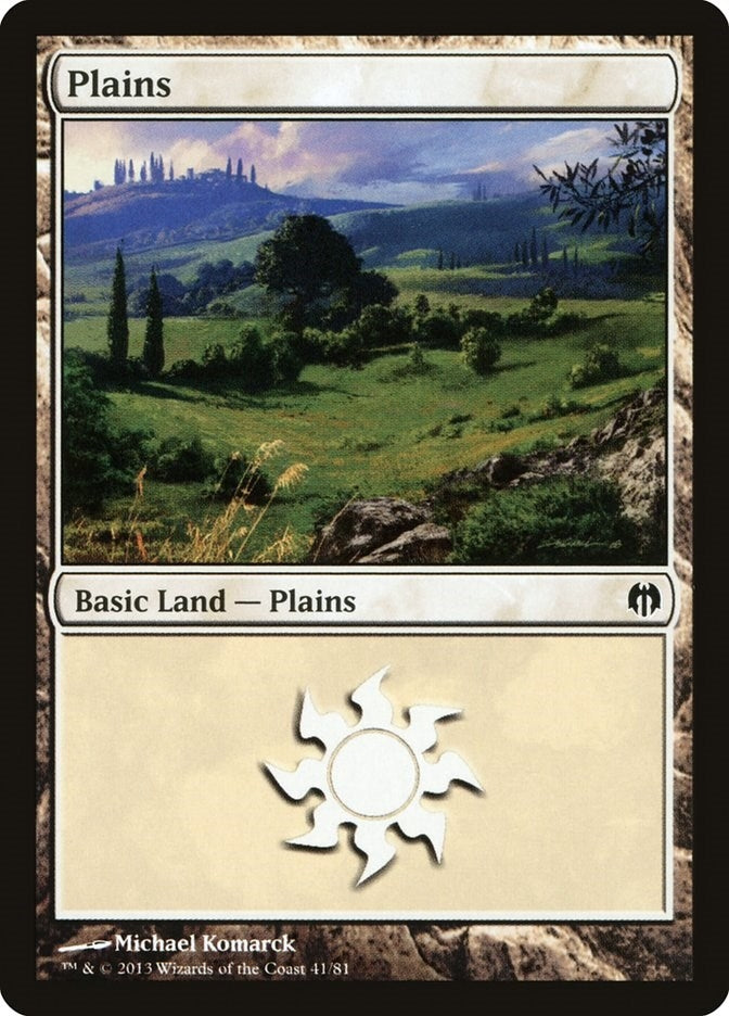 Image for Plains (41) (Duel Decks: Heroes vs. Monsters) (41) - Magic: The Gathering