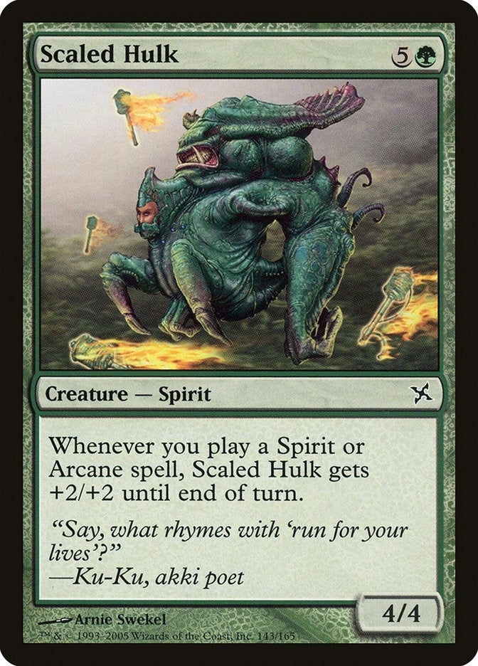 Image for Scaled Hulk (Betrayers of Kamigawa) (143) - Magic: The Gathering