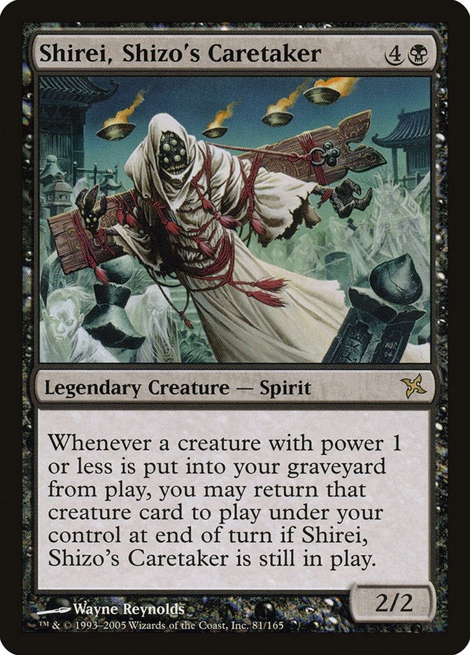 Image for Shirei, Shizo's Caretaker (Betrayers of Kamigawa) (81) - Magic: The Gathering