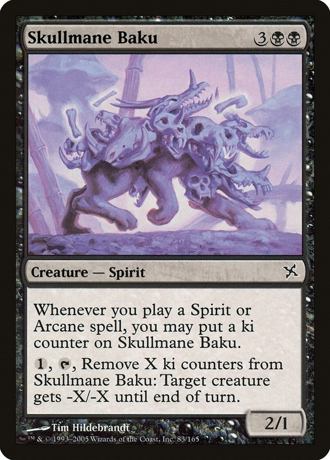 Image for Skullmane Baku (Betrayers of Kamigawa) (83) - Magic: The Gathering