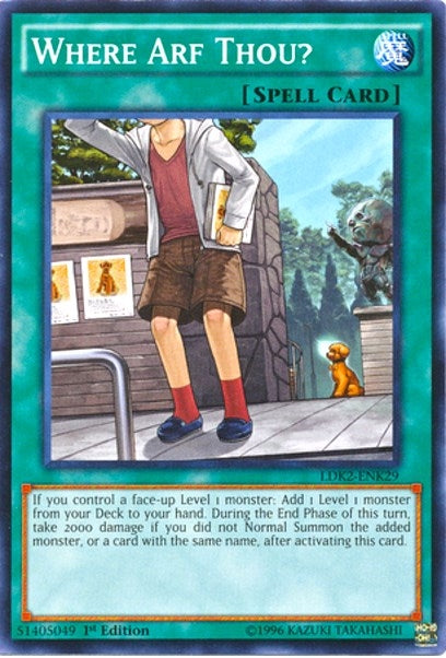 Image for Where Arf Thou? (Legendary Decks II) (LDK2-ENK29) - YuGiOh