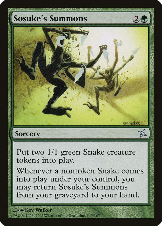 Image for Sosuke's Summons (Betrayers of Kamigawa) (145) - Magic: The Gathering