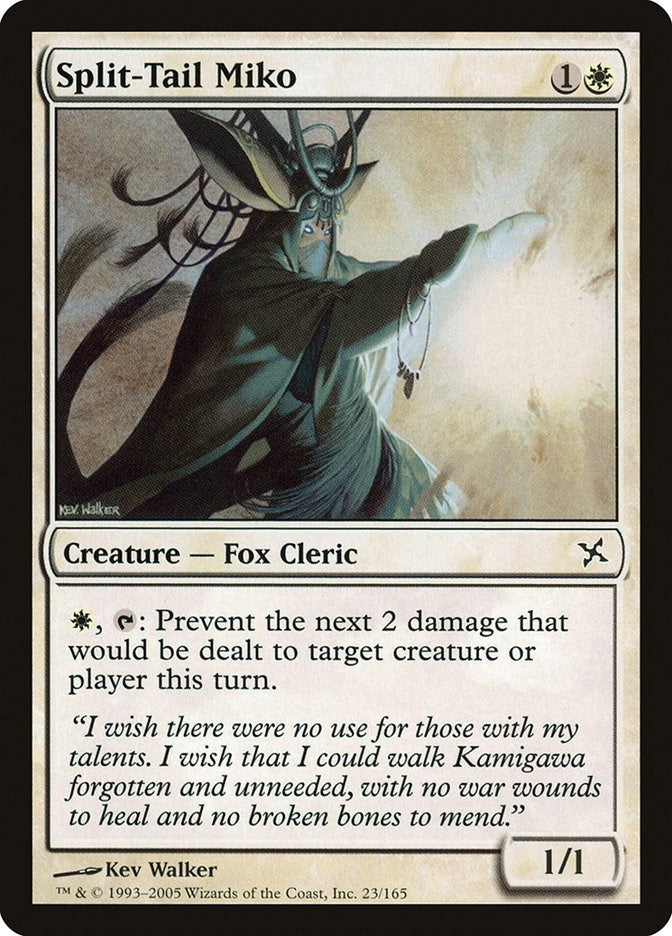 Image for Split-Tail Miko (Betrayers of Kamigawa) (23) - Magic: The Gathering