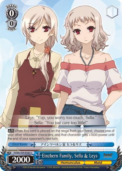 Image for Einzbern Family, Sella & Leys (Fate/kaleid liner PRISMA ILLYA DX) (PI/EN-S04-E063 C) - Weiss Schwarz