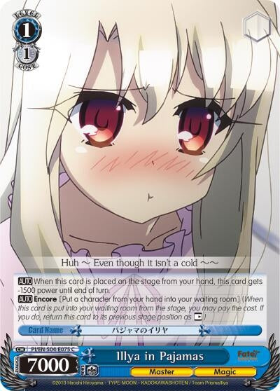 Image for Illya in Pajamas (Fate/kaleid liner PRISMA ILLYA DX) (PI/EN-S04-E075 C) - Weiss Schwarz