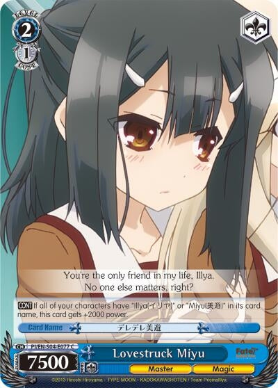 Image for Lovestruck Miyu (Fate/kaleid liner PRISMA ILLYA DX) (PI/EN-S04-E077 C) - Weiss Schwarz