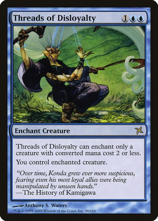 Image for Threads of Disloyalty (Betrayers of Kamigawa) (56) - Magic: The Gathering