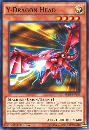 Image for Y-Dragon Head (Structure Deck: Seto Kaiba) (SDKS-EN006) - YuGiOh