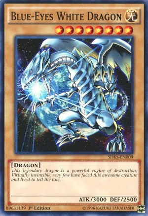 Image for Blue-Eyes White Dragon (Structure Deck: Seto Kaiba) (SDKS-EN009) - YuGiOh