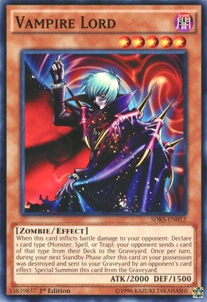 Image for Vampire Lord (Structure Deck: Seto Kaiba) (SDKS-EN012) - YuGiOh
