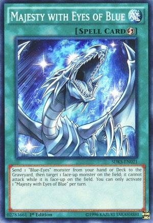 Image for Majesty with Eyes of Blue (Structure Deck: Seto Kaiba) (SDKS-EN021) - YuGiOh