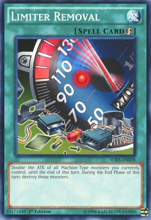 Image for Limiter Removal (Structure Deck: Seto Kaiba) (SDKS-EN028) - YuGiOh
