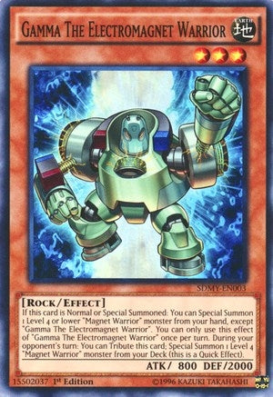 Image for Gamma The Electromagnet Warrior (Structure Deck: Yugi Muto) (SDMY-EN003) - YuGiOh