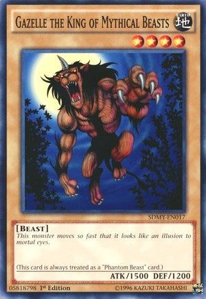 Image for Gazelle the King of Mythical Beasts (Structure Deck: Yugi Muto) (SDMY-EN017) - YuGiOh