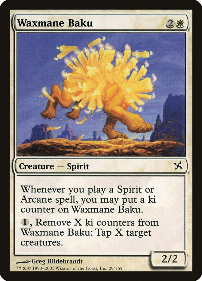 Image for Waxmane Baku (Betrayers of Kamigawa) (29) - Magic: The Gathering