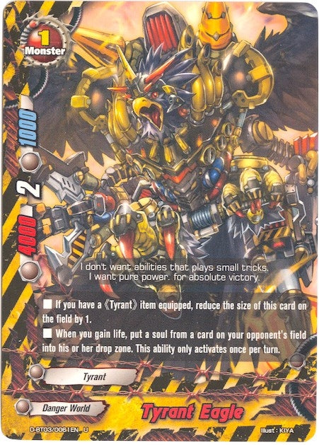 Image for Tyrant Eagle (Annihilate! Great Demonic Dragon!!) (D-BT03/0061EN) - Future Card BuddyFight