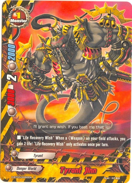 Image for Tyrant Jinn (Annihilate! Great Demonic Dragon!!) (D-BT03/0062EN) - Future Card BuddyFight