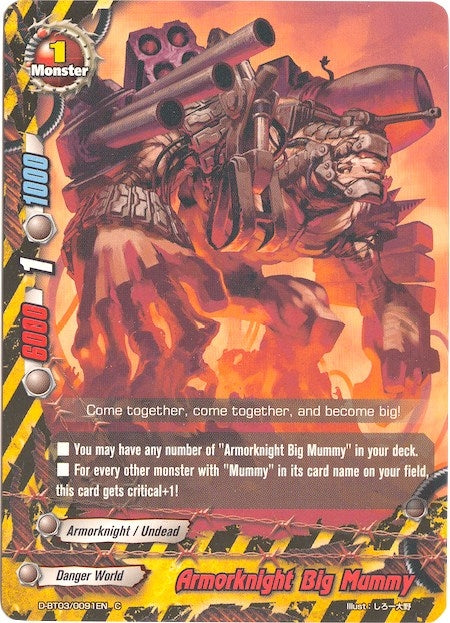 Image for Armorknight Big Mummy (Annihilate! Great Demonic Dragon!!) (D-BT03/0091EN) - Future Card BuddyFight
