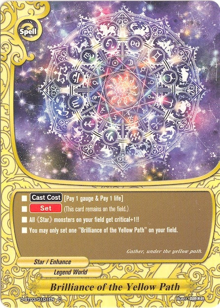 Image for Brilliance of the Yellow Path (Annihilate! Great Demonic Dragon!!) (D-BT03/0101EN) - Future Card BuddyFight